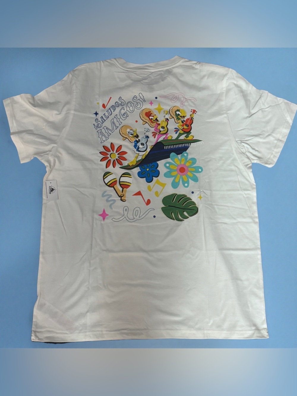 Disney Parks Epcot Mexico Three Caballeros Saludos Amigos Shirt